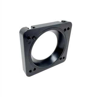 Subaru WRX STI Throttle Body Adapter - Torque Solution - Big Bore 76mm - Black - `06-`21 Subaru WRX STI Throttle Body Adapter - Torque Solution - Big Bore 76mm - Black - `06-`21